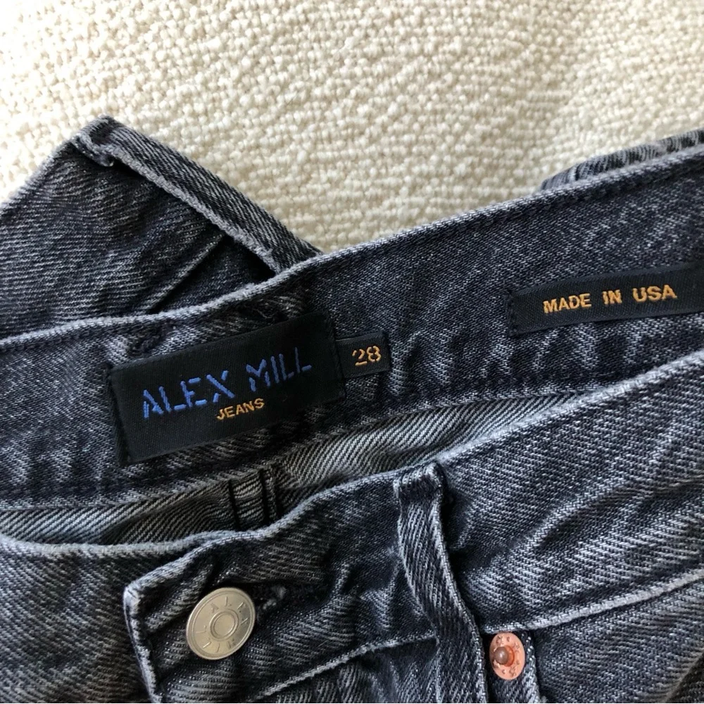 alex mill - the carla high rise straight jeans - Picture 7 of 9